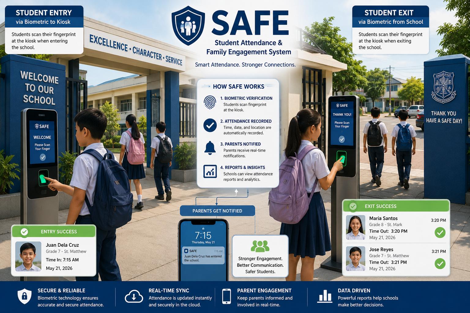 Tap & Send Student Security System